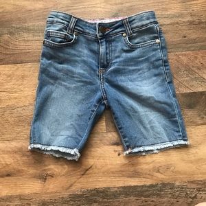 Mini Boden Long Jean Shorts